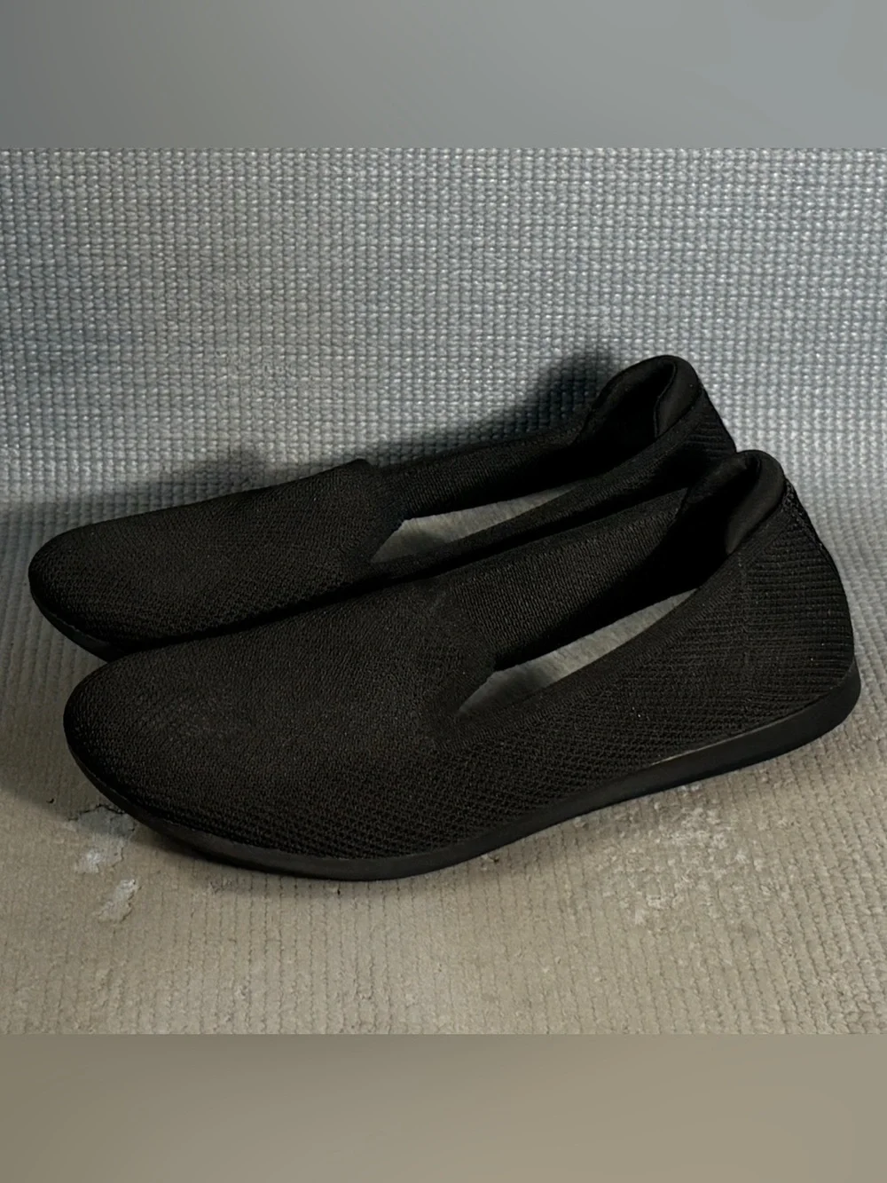 Clarks Cloudsteppers Carly Dream Slip On Black Flats Women’s Size 8.5 Wide